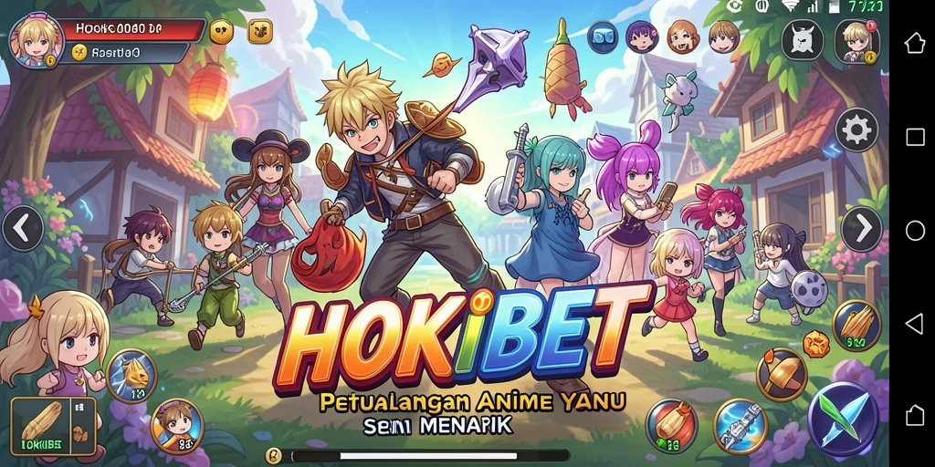 Tampilan seru dari gameplay HOKIBET yang penuh warna dan aksi.
