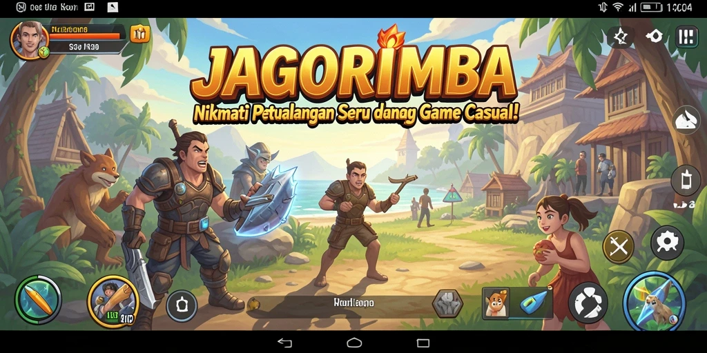 Tampilan menarik dari gameplay JAGORIMBA yang seru.