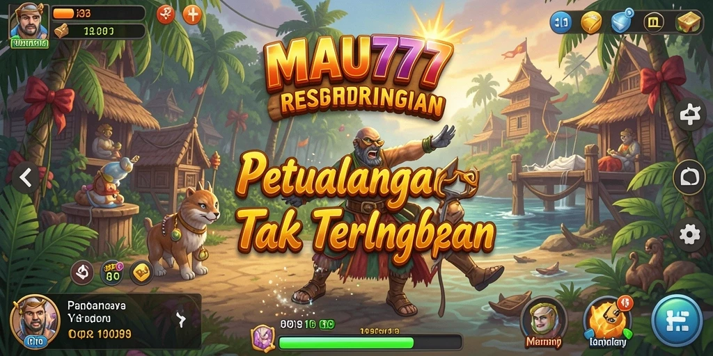 Screenshot MAU777 menampilkan momen petualangan yang mendebarkan.
