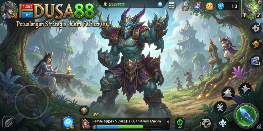 Menampilkan aksi seru dan strategis dalam MEDUSA88.