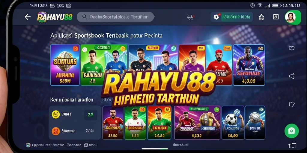 Screenshot RAHAYU88 menunjukkan antarmuka taruhan yang menarik.