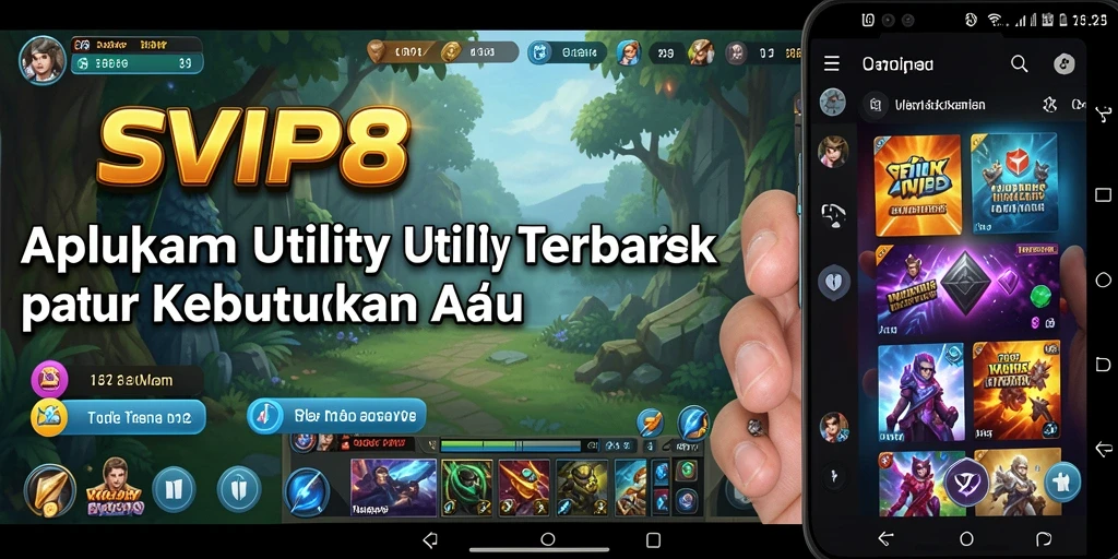 Tampilan antarmuka SVIP8 yang sederhana dan informatif.